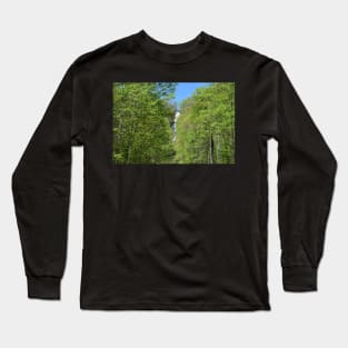 Amicalola Falls from the head of the trail Long Sleeve T-Shirt